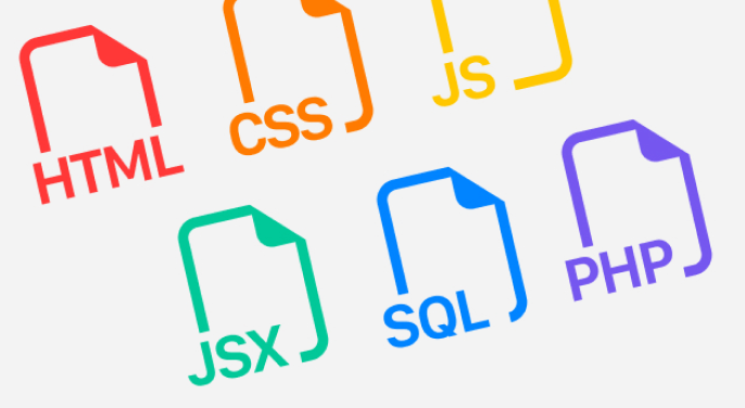 HTML, CSS, JS, JSX, SQL, PHP