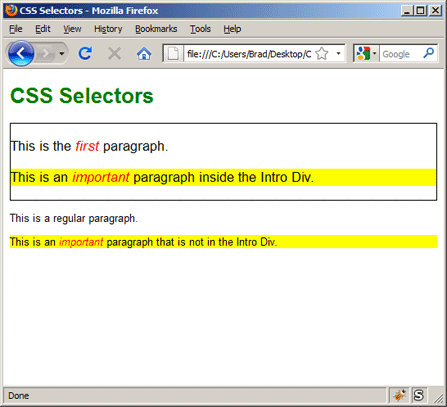 CSS Selectors 4